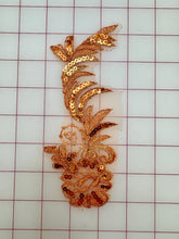 Metallic Applique - Copper Metallic Sequined Custom-Dyed - NEW!